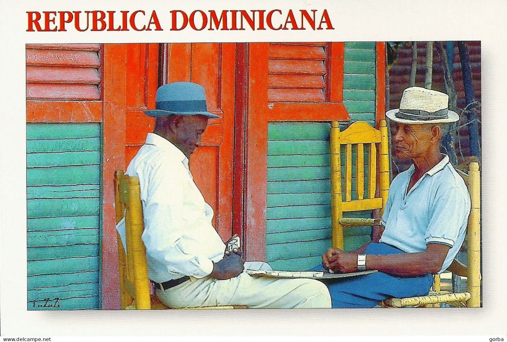 *CPM - REPUBLIQUE DOMINICAINE - Joueurs De Domino - - Dominicaine (République)