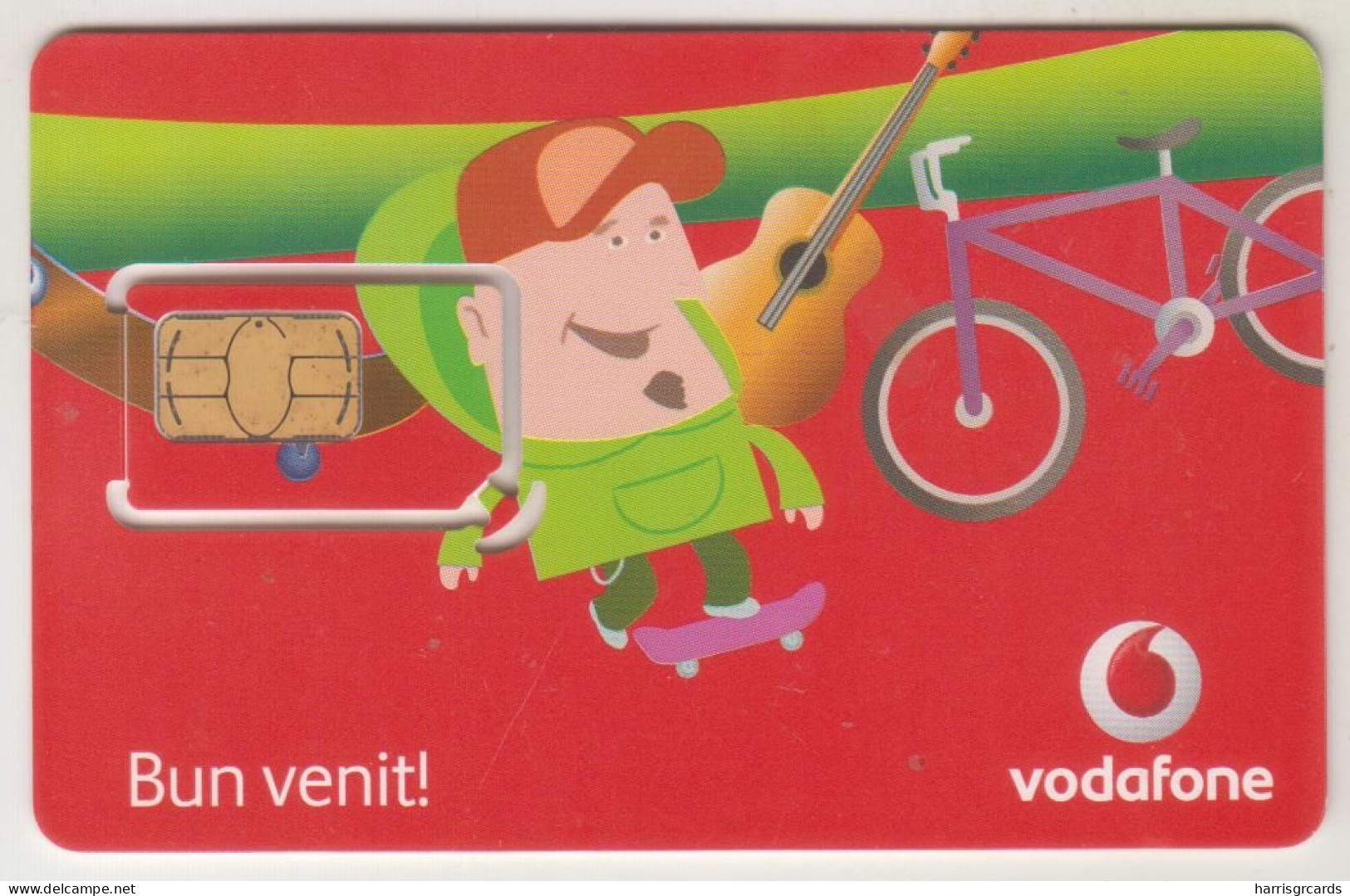 ROMANIA - Bun Venit, Vodafone GSM Card, Mint - Rumänien