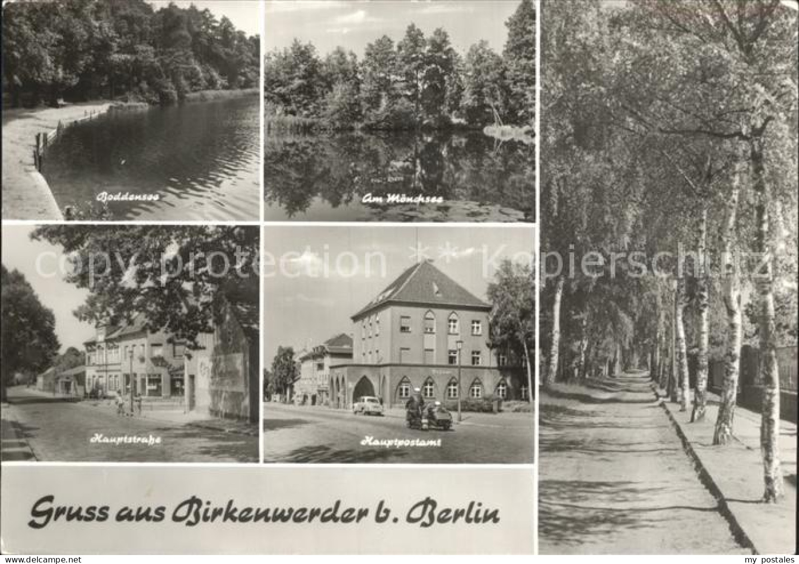 72331461 Birkenwerder Boddensee Moenchsee Hauptpostamt  Birkenwerder - Birkenwerder