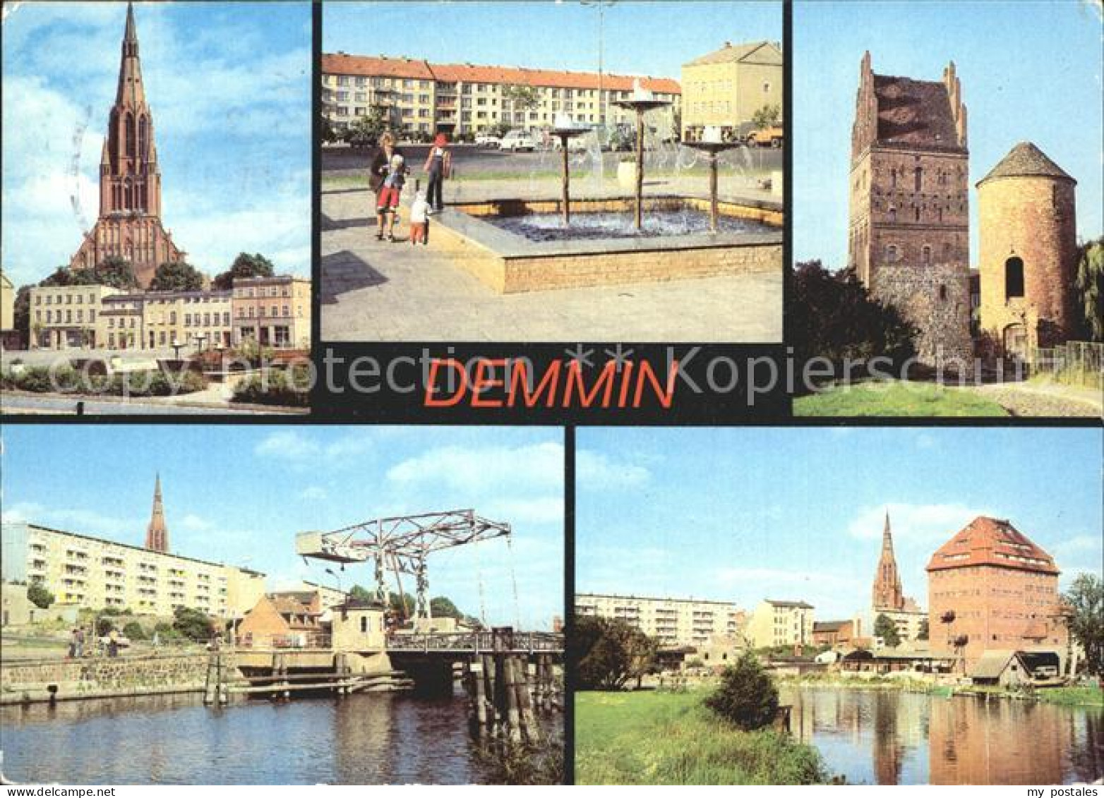 72331408 Demmin Mecklenburg Vorpommern Markt Bartholomaeuskirche Peene Demmin - Demmin