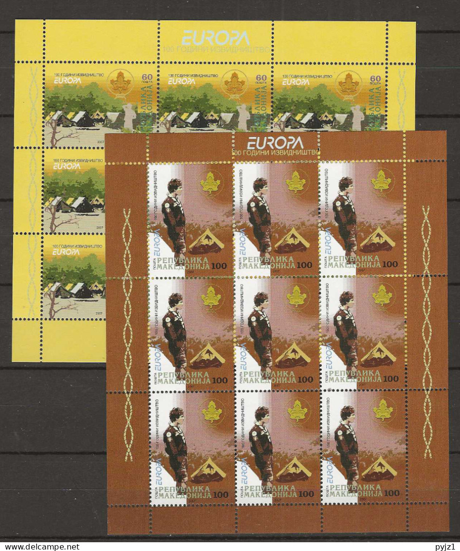 2007 MNH Macedonia Sheets  Postfris** - 2007