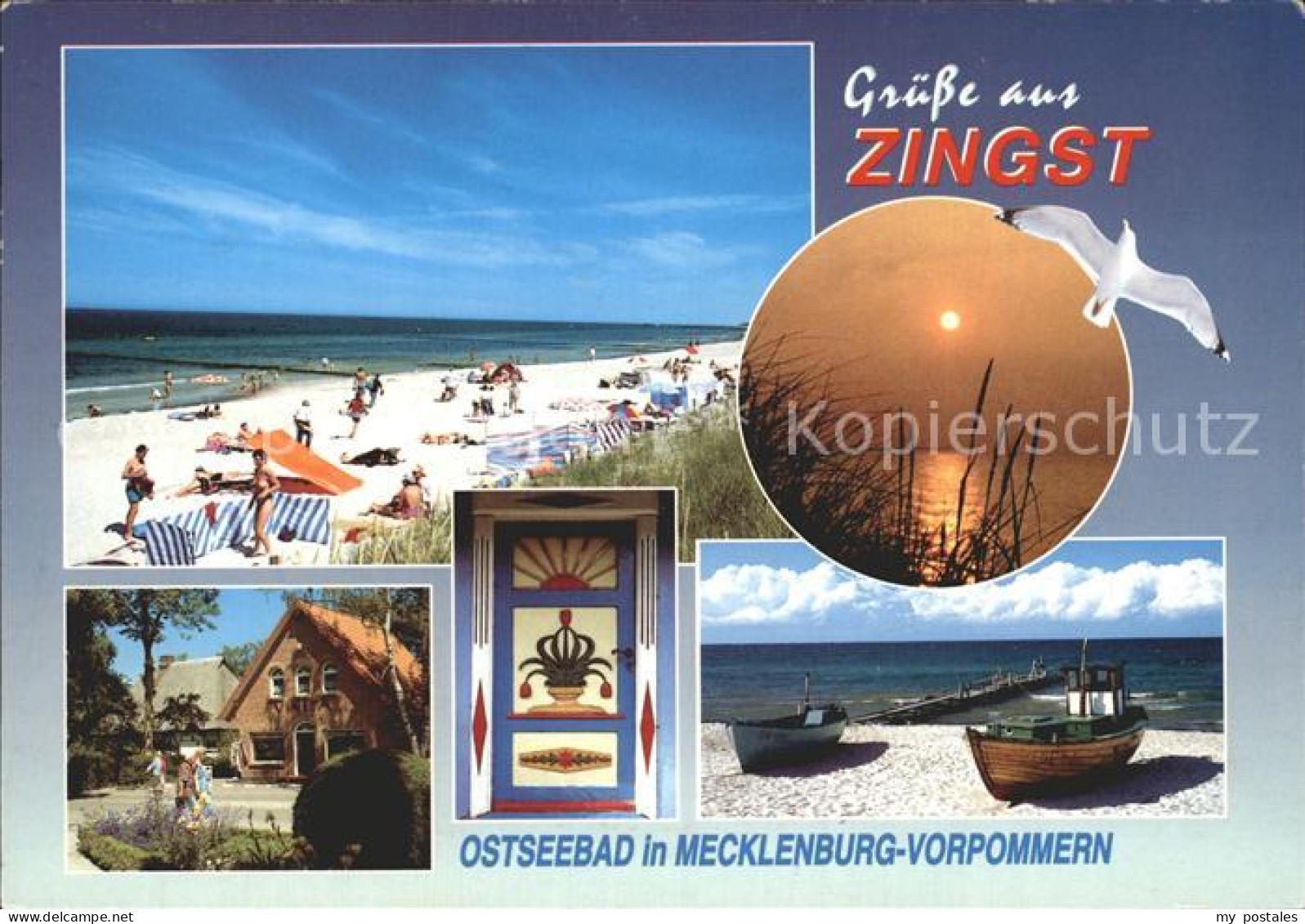 72331324 Zingst Ostseebad Moewe Strand Boot  Zingst - Zingst
