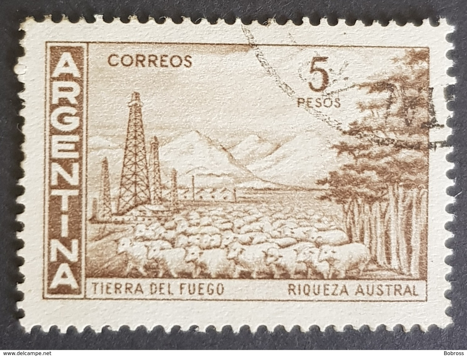 1959-1960 Country Views, Republica Argentina, Used - Usados