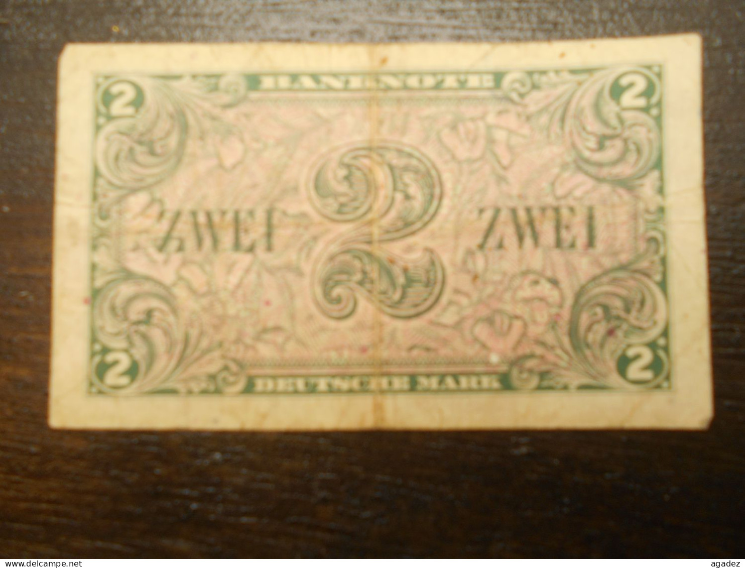 Ancien Billet 2 Mark  1948 - Andere & Zonder Classificatie