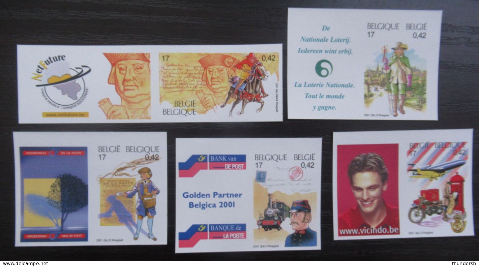 2996/00 '500 Jaar Europese Post' - Ongetand - Côte: 50 Euro - 2001-…