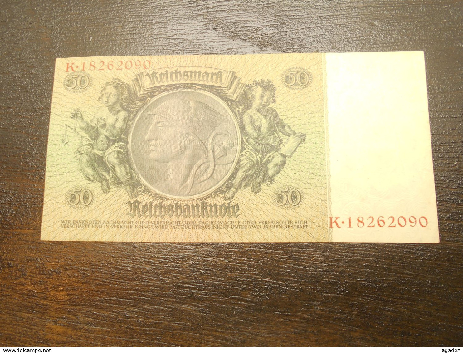 Ancien Billet 50 Mark  1924 Allemagne - 50 Mark