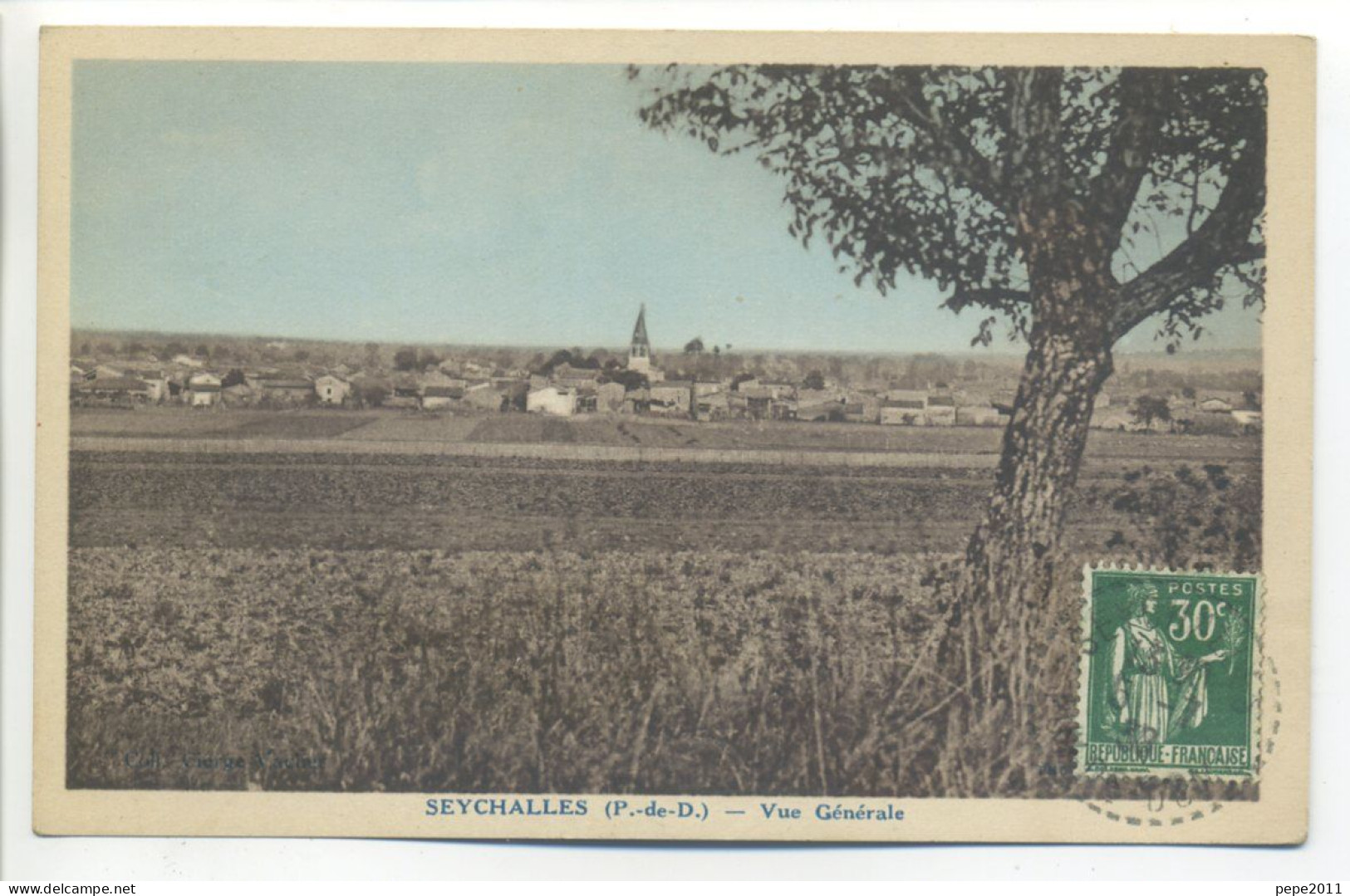 CPA (63 Puy De Dôme) - SEYCHALLES Près De Lezoux - Vue Générale - Lezoux