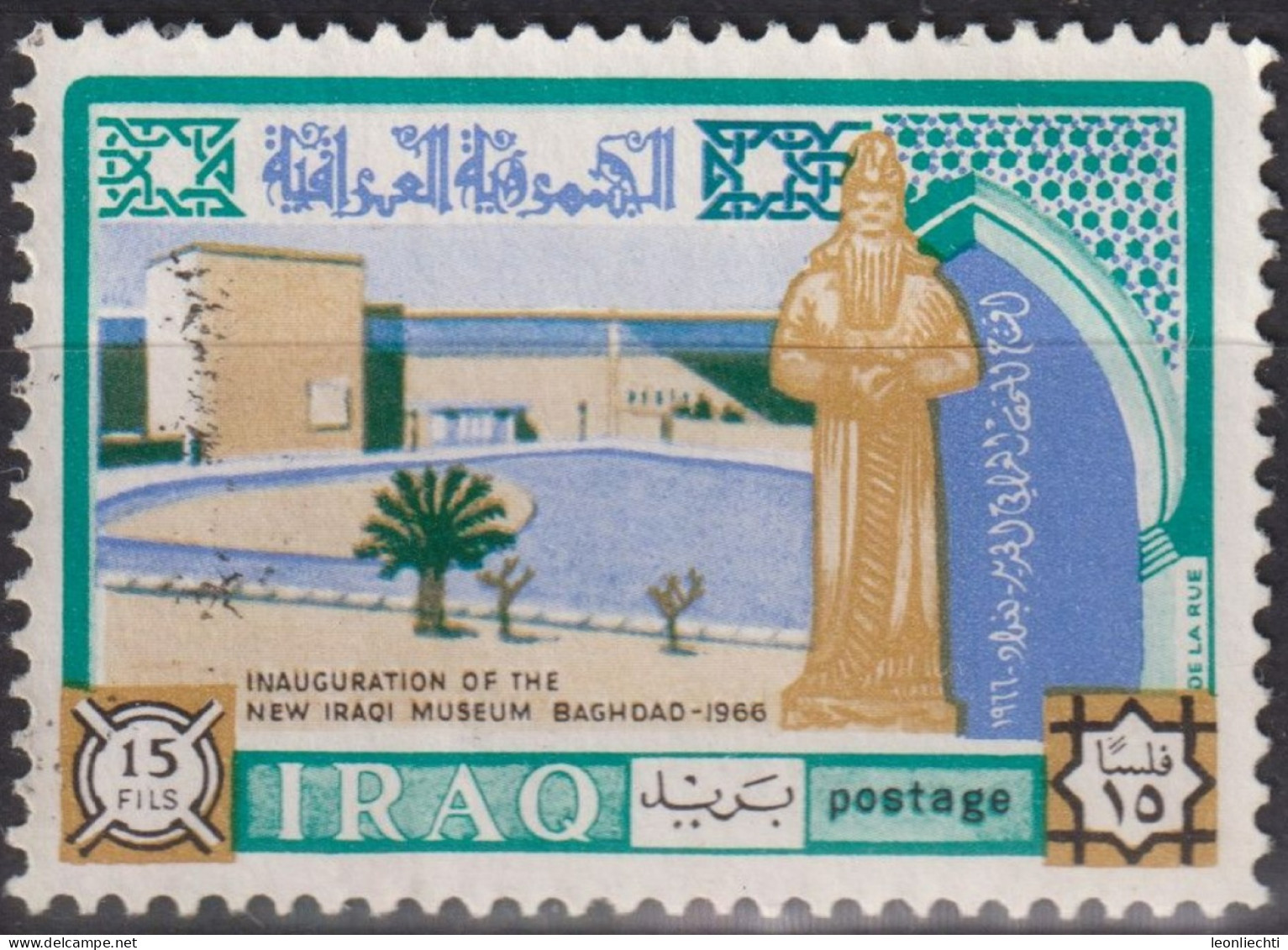 1966 Irak ° Mi:IQ 461, Sn:IQ 418, Yt:IQ 457, Eröffnung Des Neuen Irak-Museums, Bagdad - Iraq