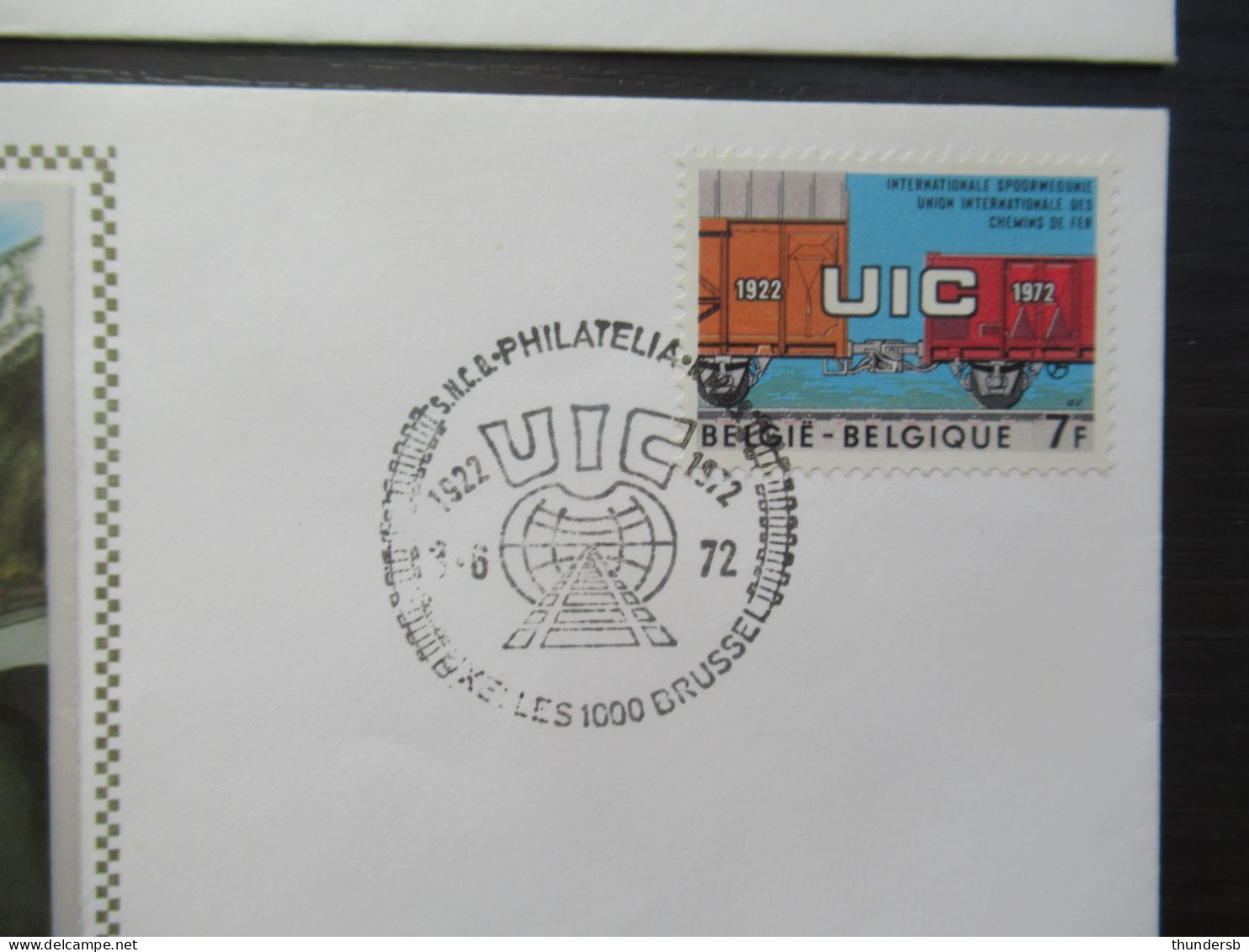 FDC Zijde 1626 'U.I.C.' - 1971-1980