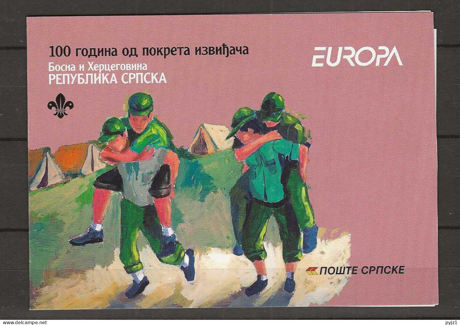 2007 MNH Bosnia Serbian Post Booklet Postfris** - 2007