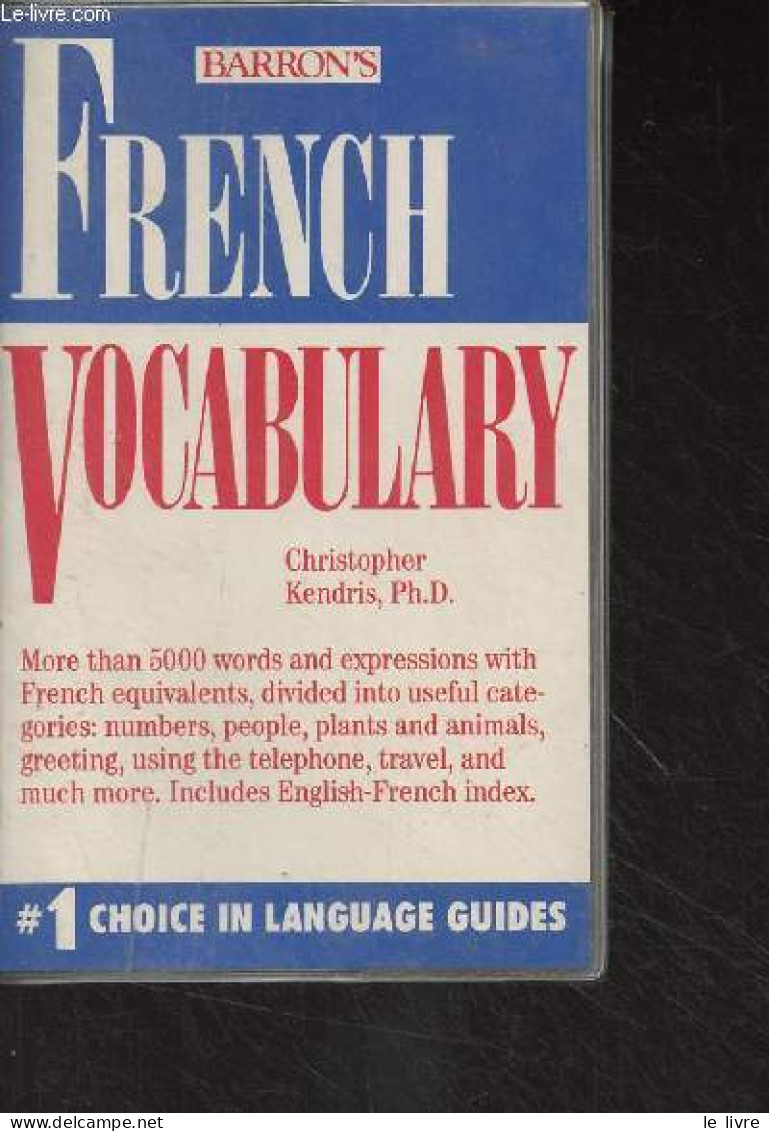 French Vocabulary - Kendris Christopher - 1990 - Sonstige & Ohne Zuordnung