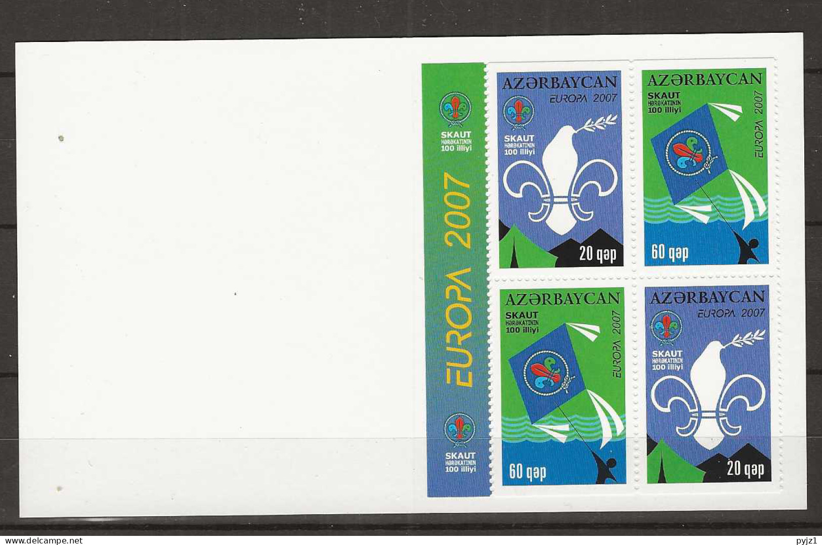 2007 MNH Azerbeidschan Booklet . Postfris** - 2007