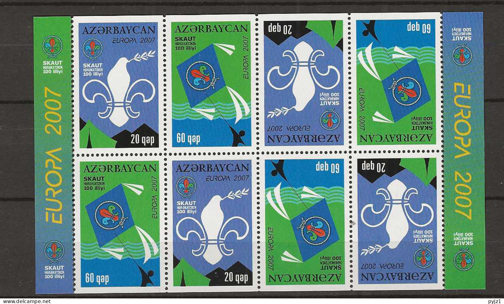 2007 MNH Azerbeidschan Booklet Sheet Postfris** - 2007