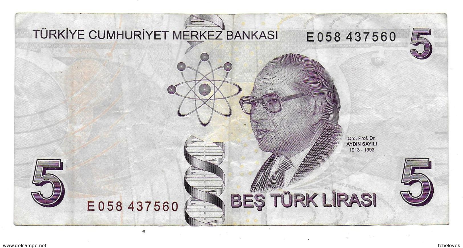 (Billets). Turquie. 5 Lires 2009 & 5 Kurus 2022 - Turquie