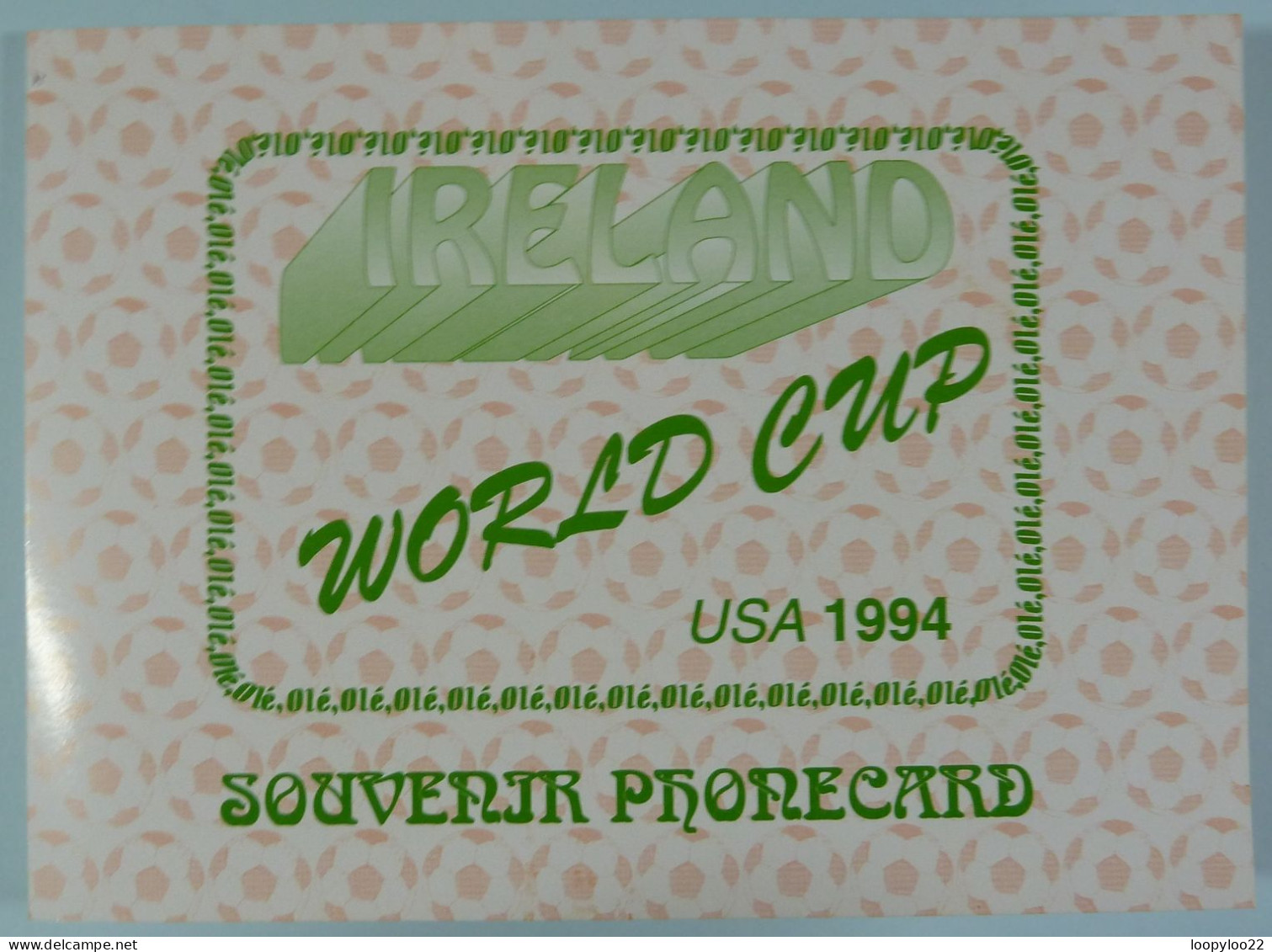 UK - BT - BTG272 - Ireland World Cup USA 1994 - Limited Edition - Mint In Folder - BT Allgemeine