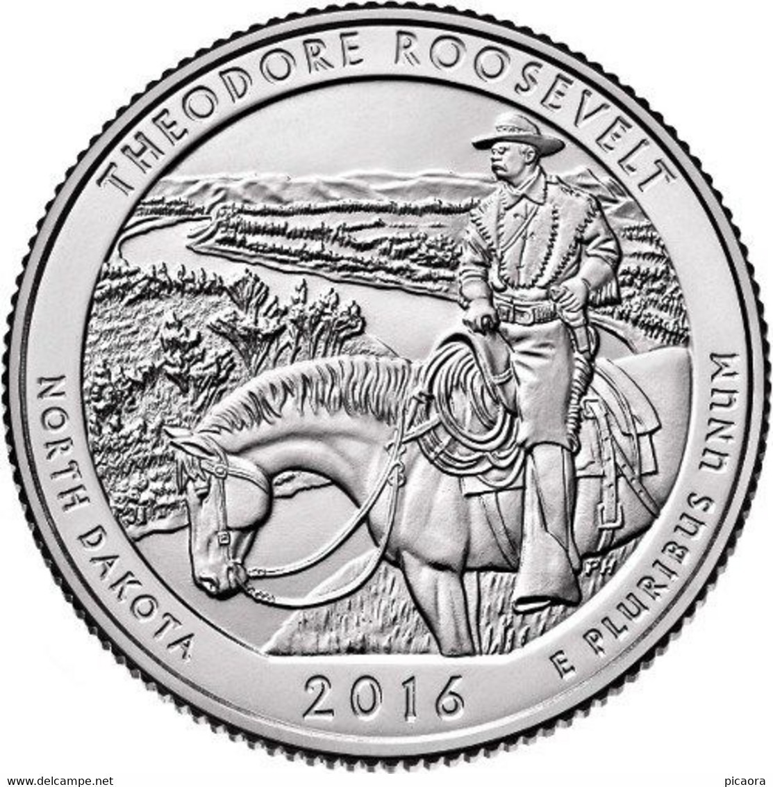 USA EEUU 25 CENTS. QUARTER DOLLAR THEODORE ROOSEVELT 2016 D O P A ELEGIR UNC NEW - 2010-...: National Parks