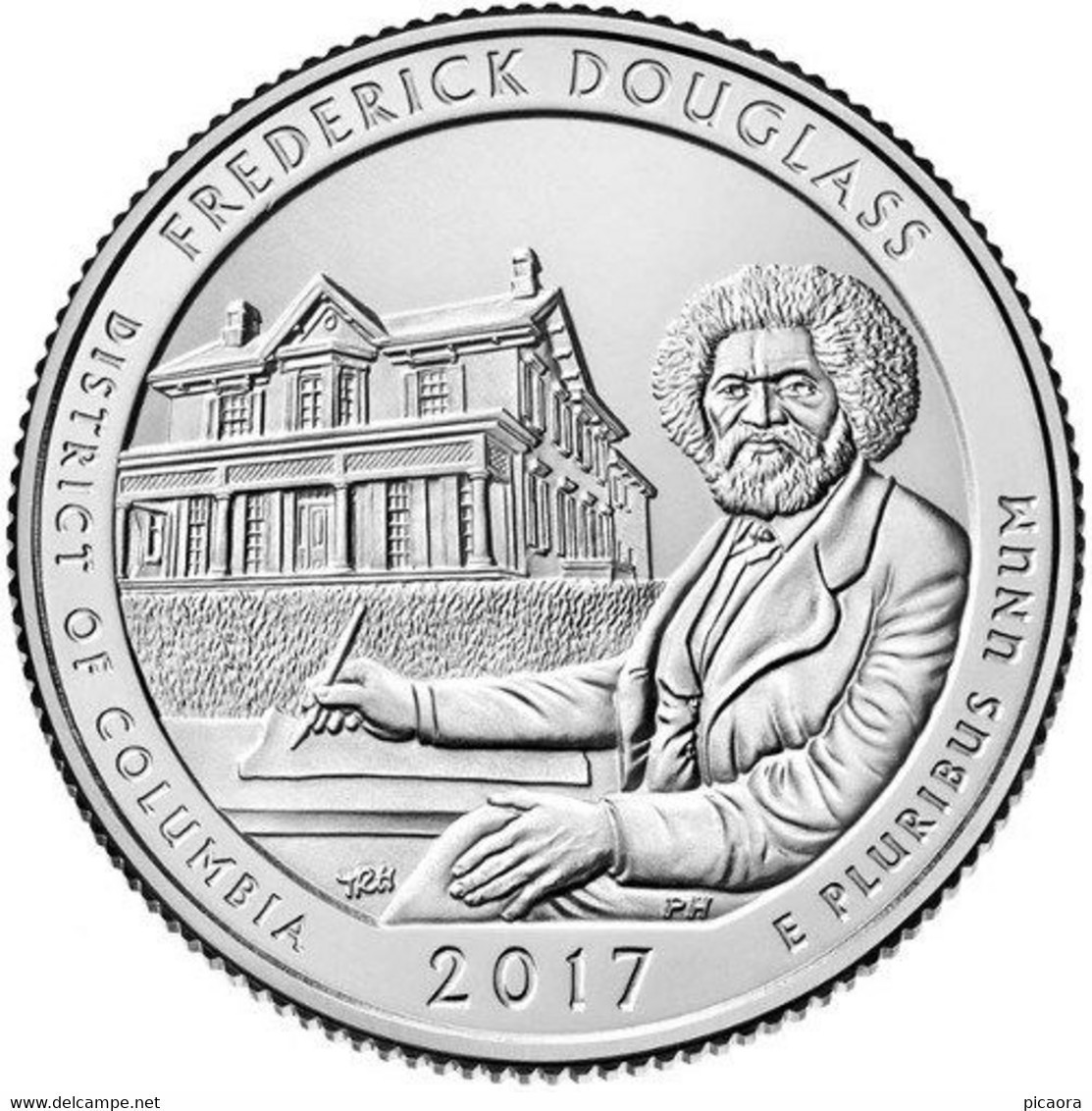 USA EEUU 25 CENTS. QUARTER DOLLAR FREDERICK DOUGLASS 2017 D O P A ELEGIR UNC NEW - 2010-...: National Parks