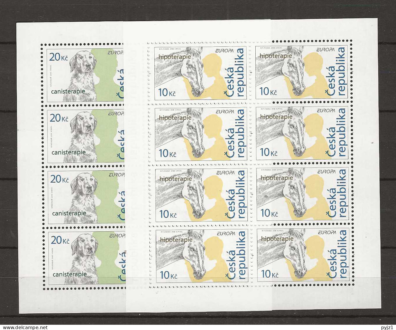 2006 MNH Czechia Sheets Postfris** - 2006