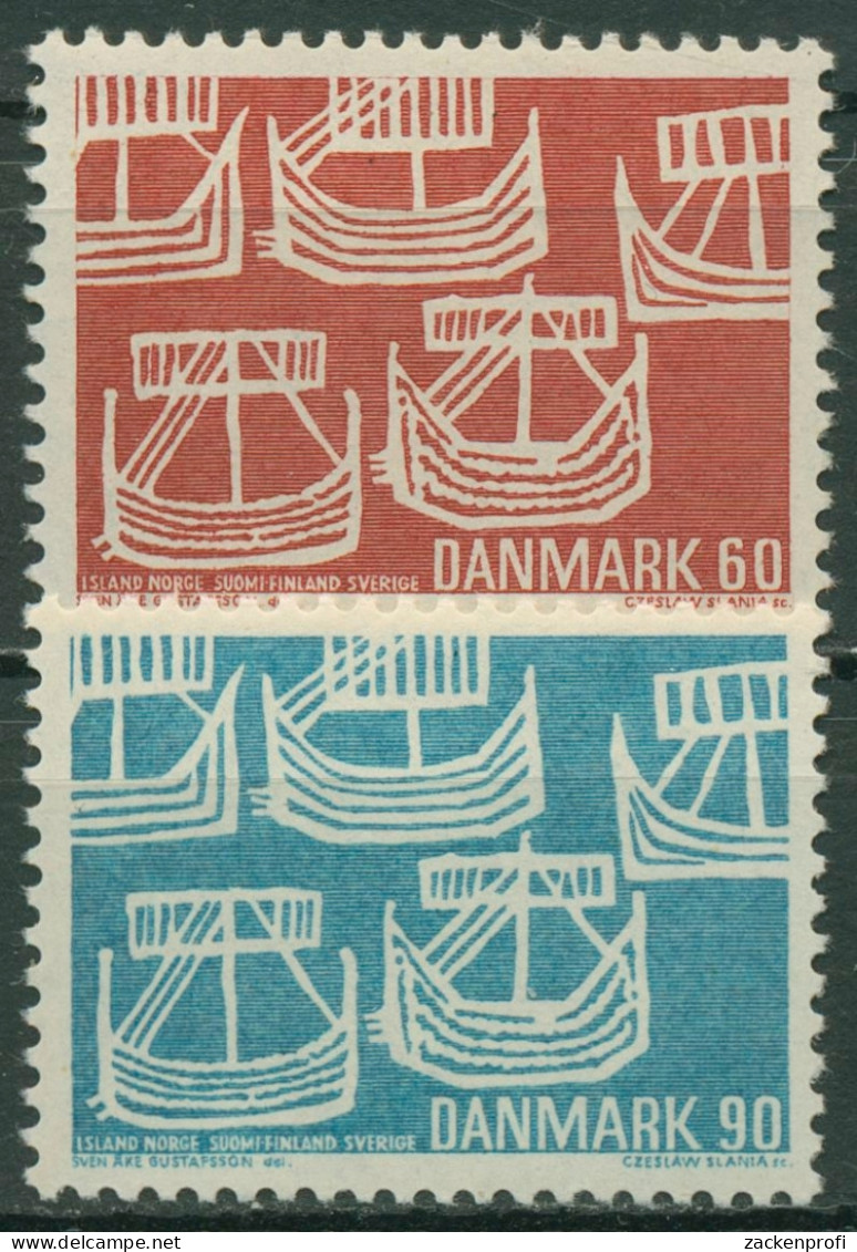 Dänemark 1969 NORDEN Postverwaltung Segelboote 475/76 Postfrisch - Neufs