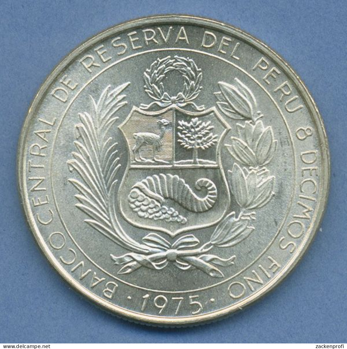 Peru 200 Soles 1975, Pioniere Der Luftfahrt, Silber, KM 262 Vz/st (m4632) - Pérou