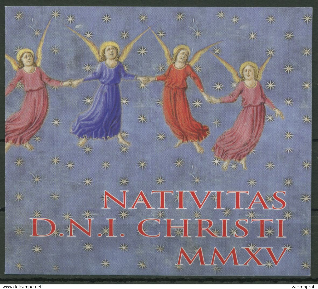 Vatikan 2015 Weihnachten Miniatur Markenheftchen MH 0-24 Postfrisch (C63123) - Markenheftchen