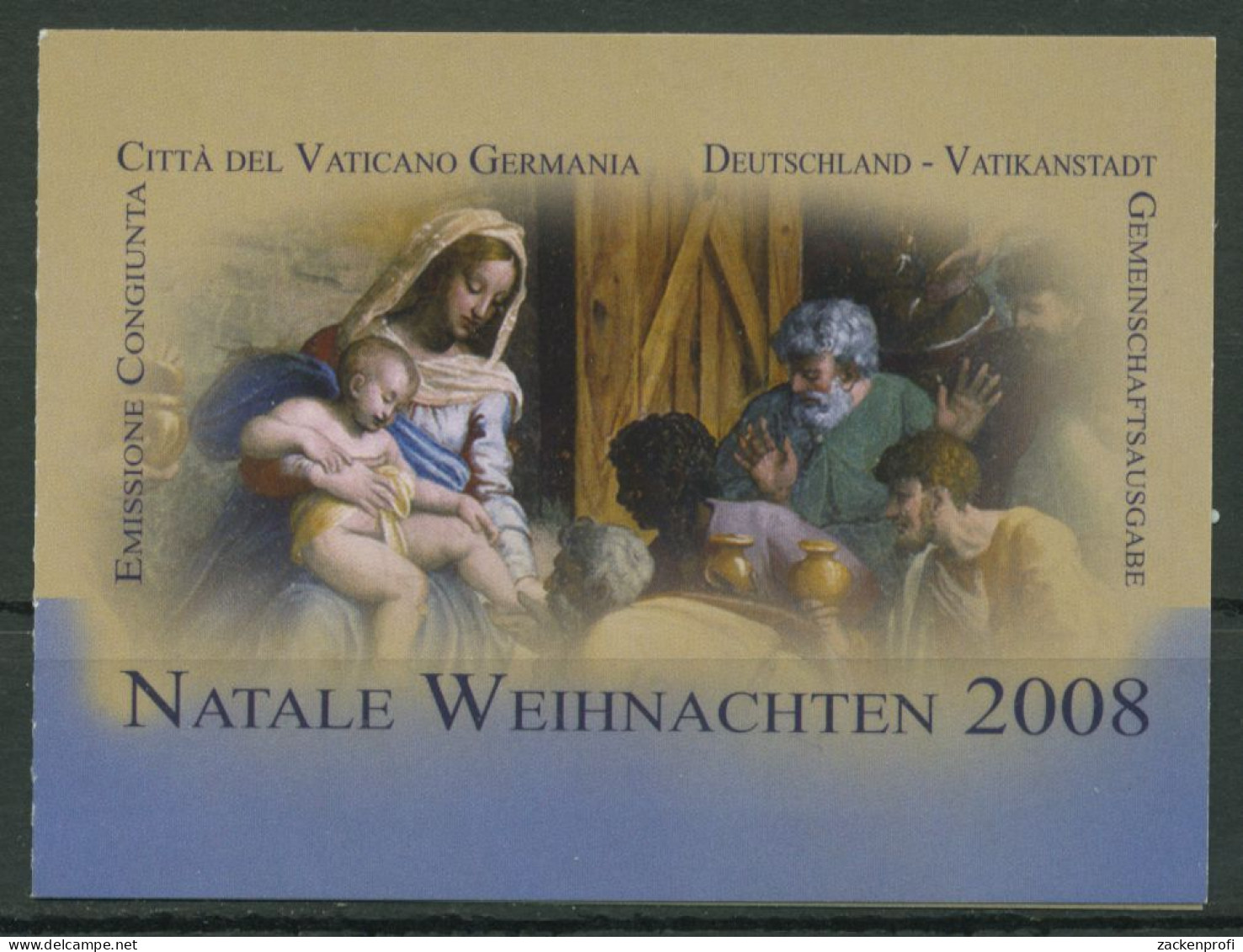 Vatikan 2008 Weihnachten Gemälde Markenheftchen MH 0-16 Gestempelt (C63129) - Markenheftchen