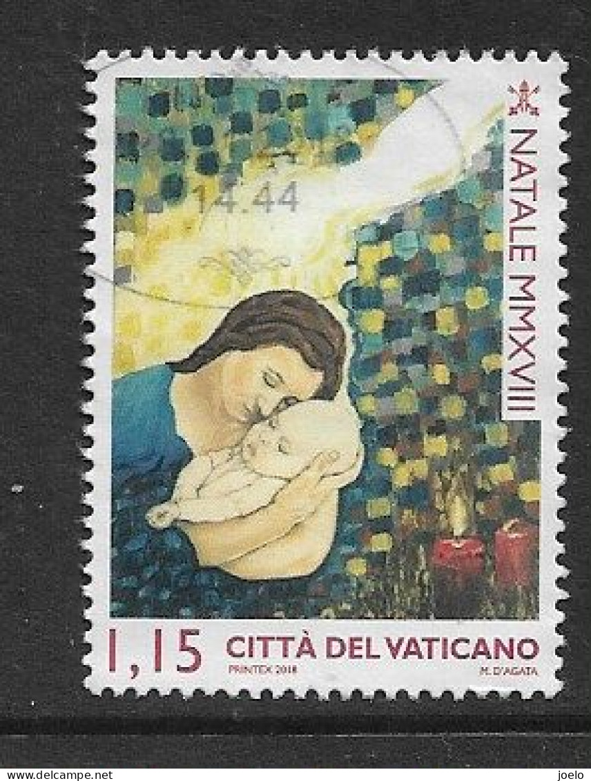 VATICAN CITY 2018 CHRISTMAS - Used Stamps