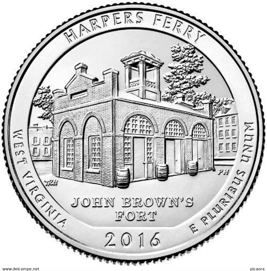 USA EEUU 25 CENTS. QUARTER DOLLAR HARPERS FERRY 2016 D O P A ELEGIR UNC NEW - 2010-...: National Parks