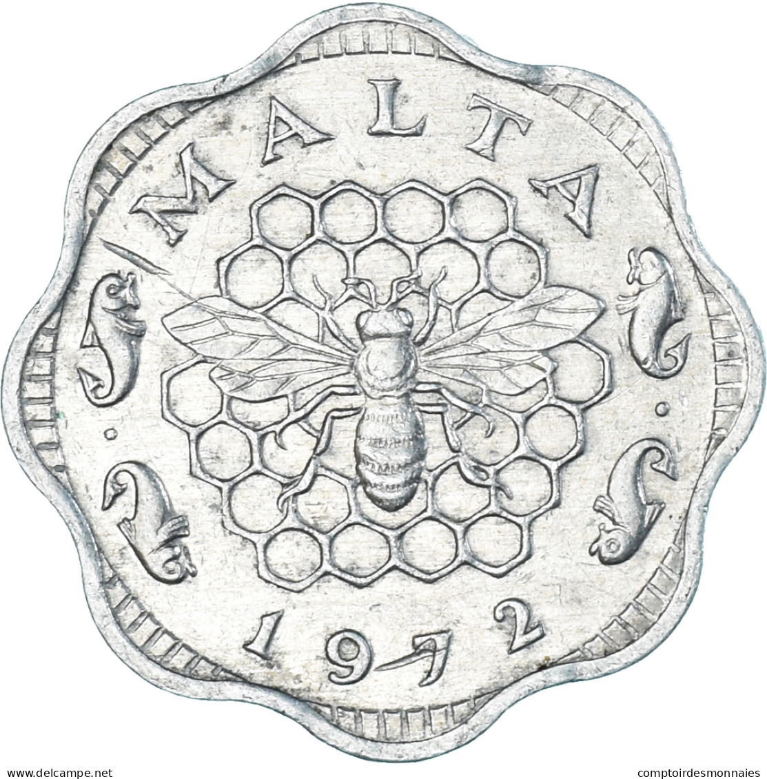 Malte, 3 Mils, 1972 - Malta