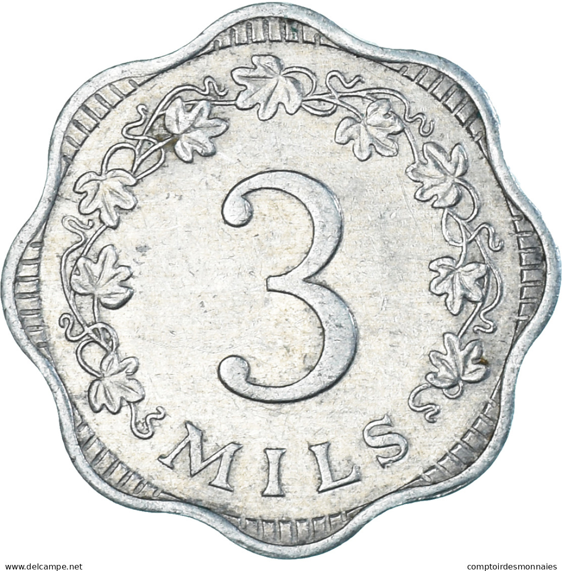 Malte, 3 Mils, 1972 - Malte