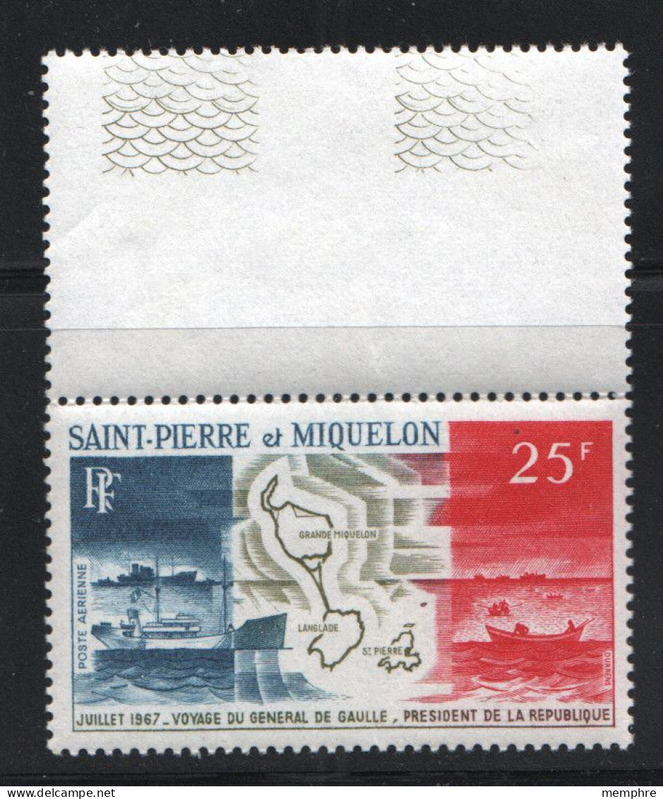 1967  Voyage Du Général De Gaulle  Yv PA 38 ** - Unused Stamps
