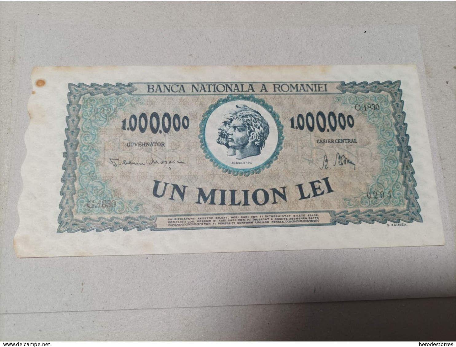 Billete De Rumania De 1000000 Lei, 1947, AUNC - Rumania