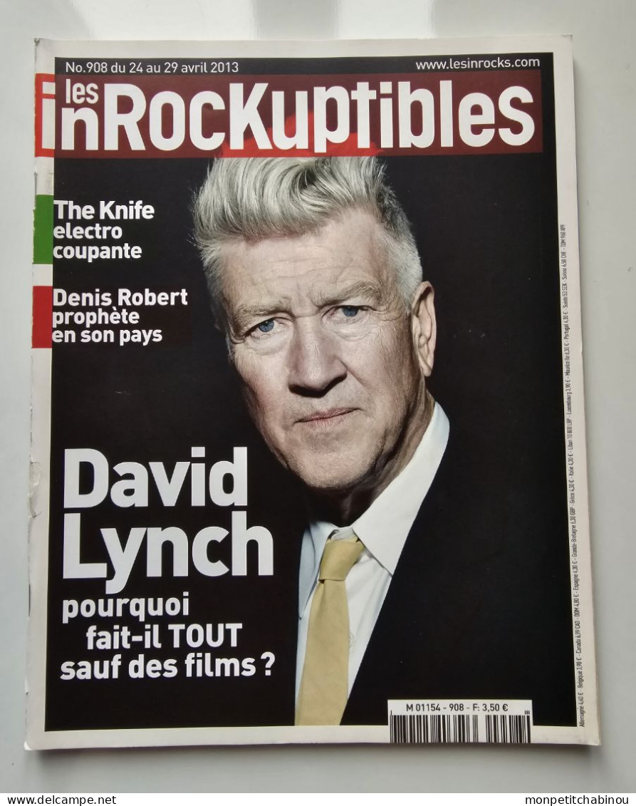 Magazine LES INROCKUPTIBLES N°908 (Du 24 Au 29 Avril 2013) - Politica