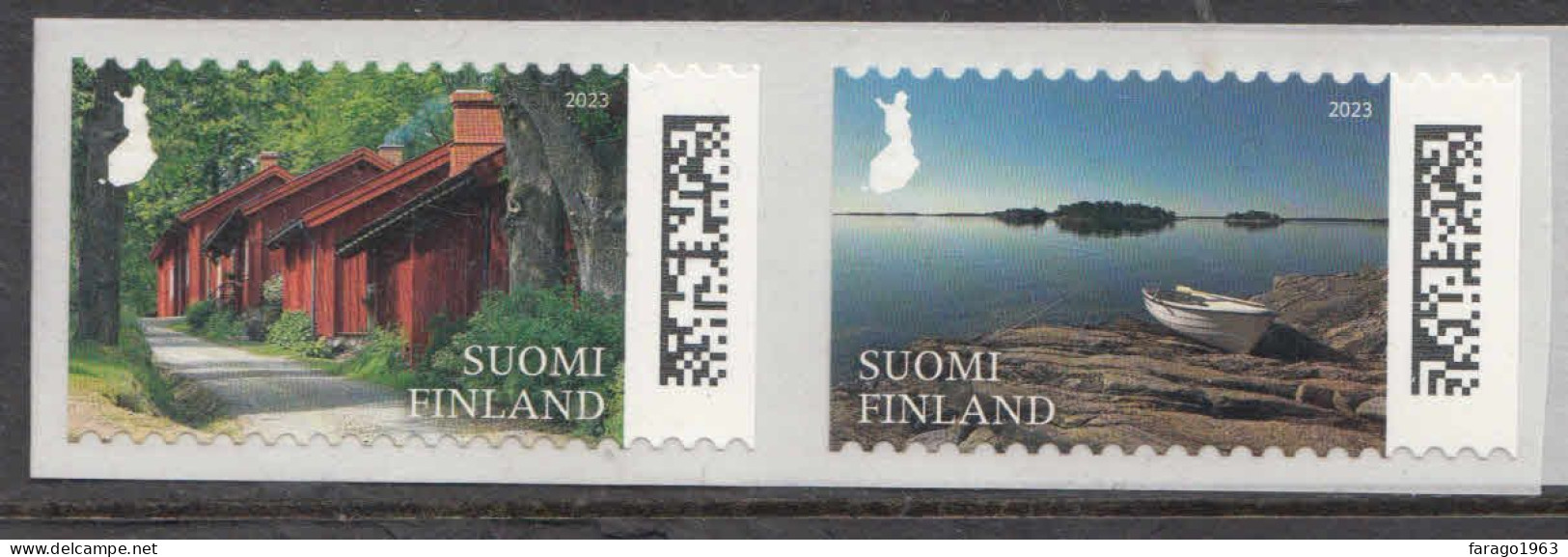 2023 Finland National Landscapes Tourism Complete Strip Of 7 MNH @ BELOW FACE VALUE - Neufs