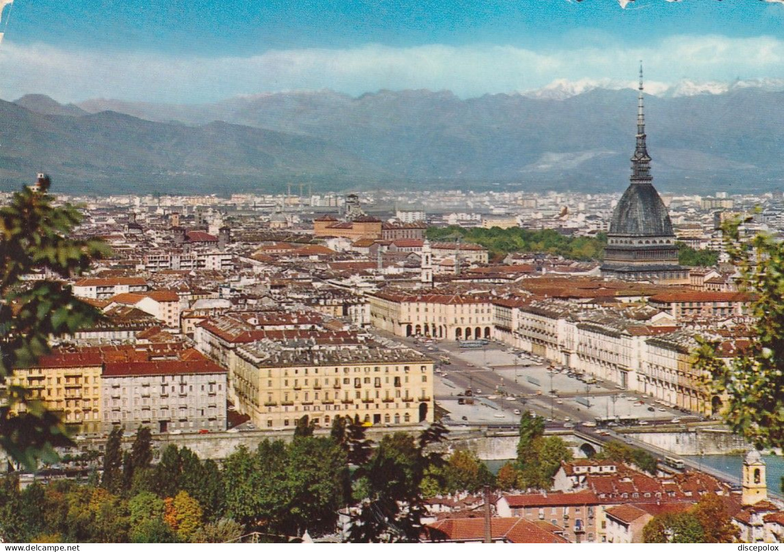 U5311 Torino - Panorama Della Città / Viaggiata 1971 - Panoramische Zichten, Meerdere Zichten