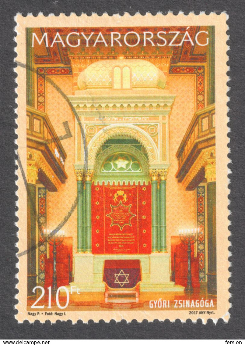 2012 - Hungary - Synagogue GYŐR - JUDAICA - Used - Mosquées & Synagogues
