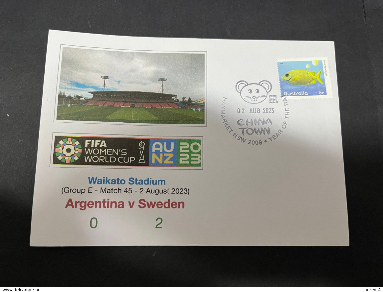 16-2-2024 (4 X 22) 3 Covers - FIFA Women's Football World Cup 2023 - Argentina Matches - Andere & Zonder Classificatie