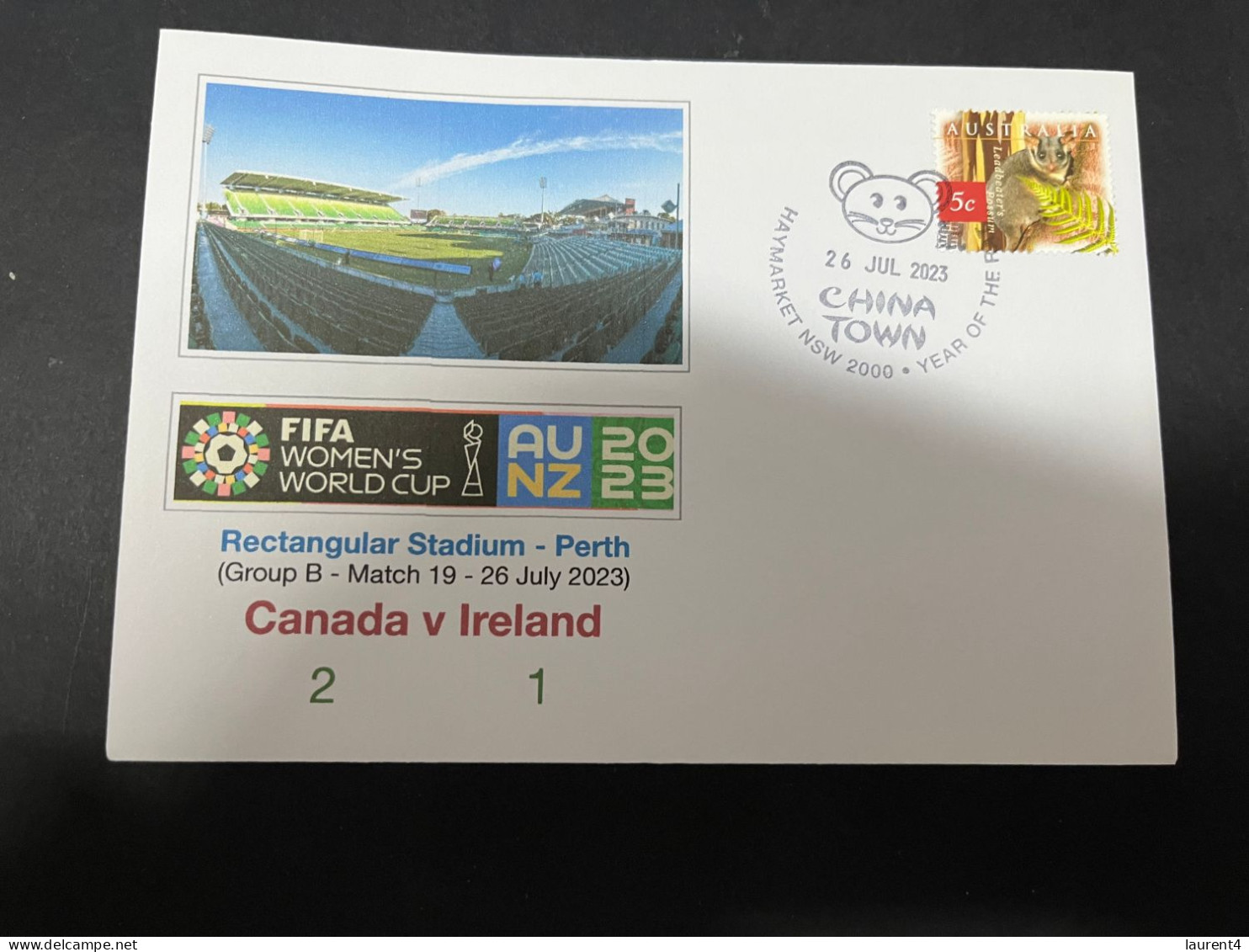 16-2-2024 (4 X 22) 4 Covers - FIFA Women's Football World Cup 2023 - Canada Matches - Other & Unclassified