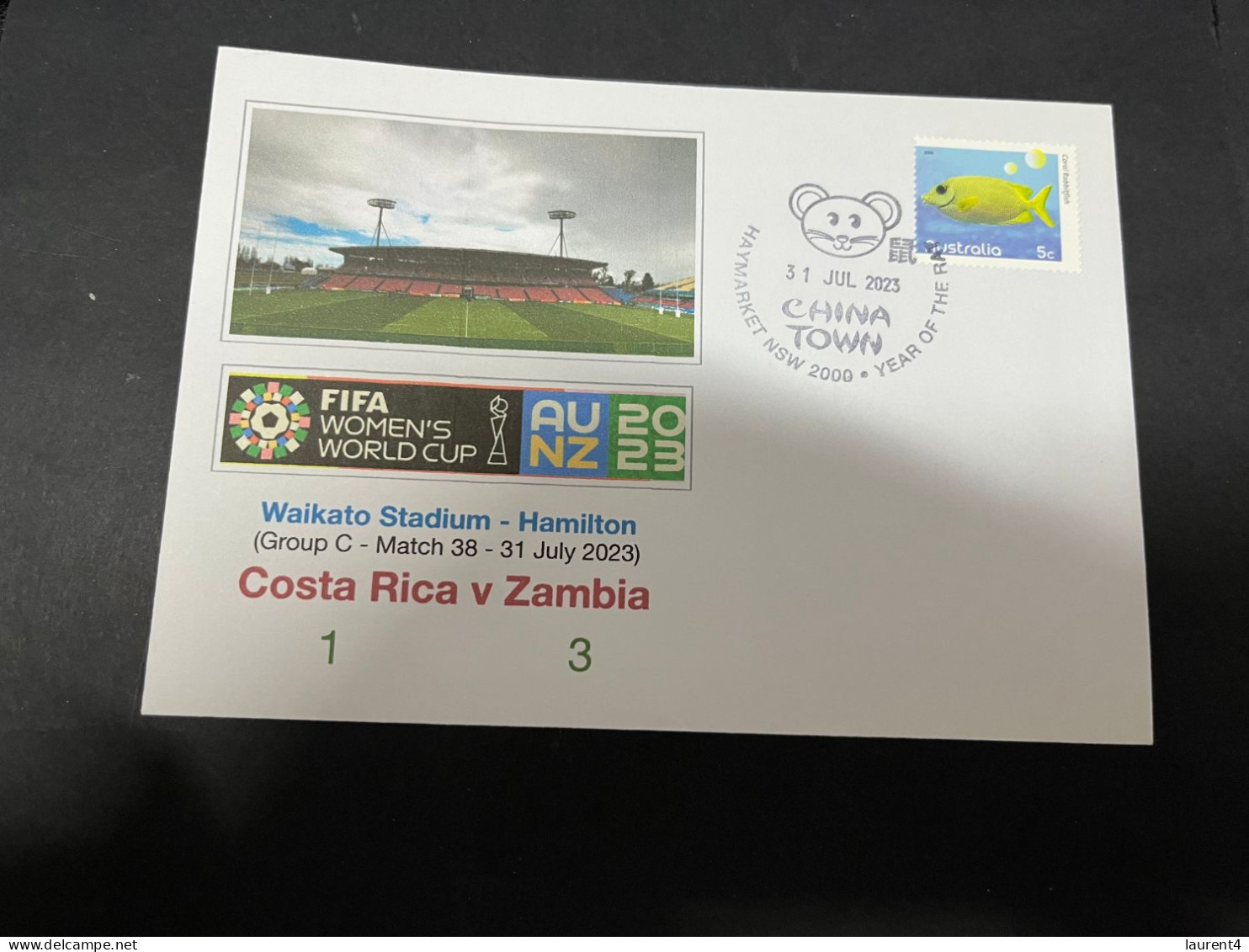 16-2-2024 (4 X 22) 3 Covers - FIFA Women's Football World Cup 2023 - Costa Rica Matches - Other & Unclassified