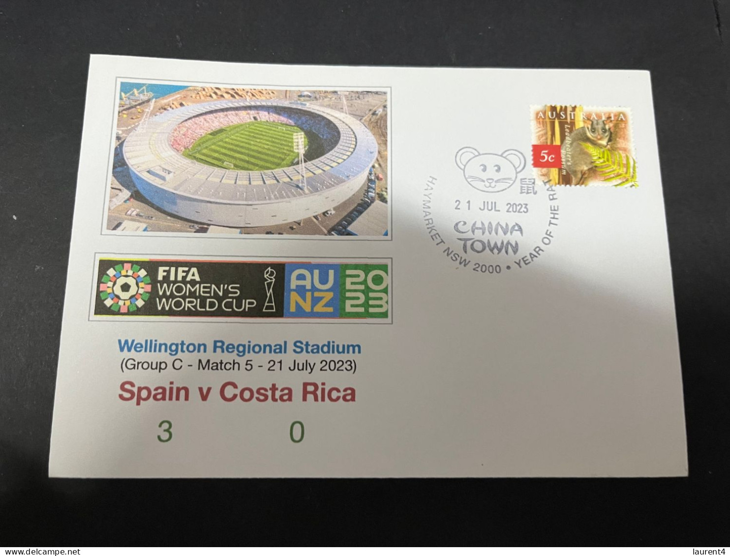 16-2-2024 (4 X 22) 3 Covers - FIFA Women's Football World Cup 2023 - Costa Rica Matches - Other & Unclassified