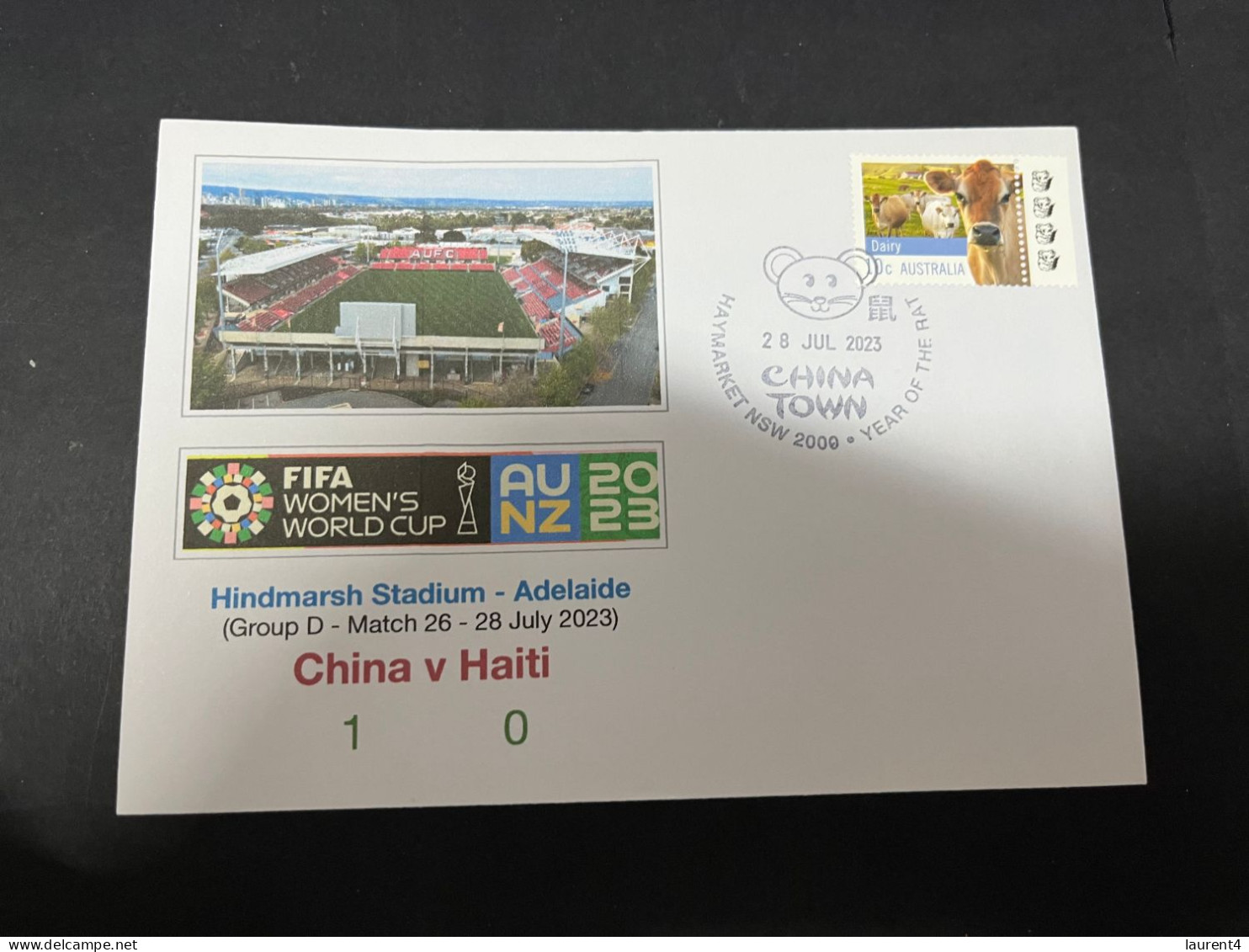 16-2-2024 (4 X 22) 2 Covers - FIFA Women's Football World Cup 2023 - China Matches - Other & Unclassified