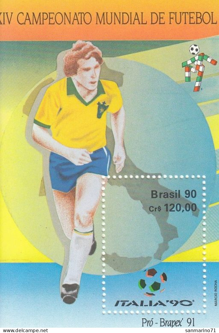 BRAZIL Block 84,unused (**),football - Blocks & Sheetlets
