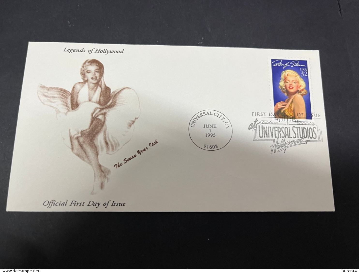 16-2-2024 (4 X 22) USA FDC 1995 - Marilyn Monroe - 1991-2000