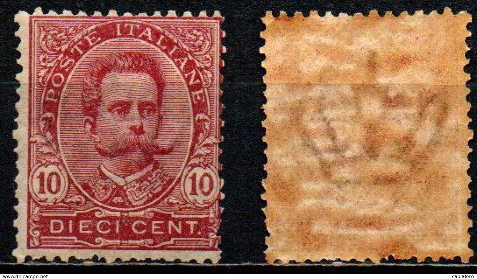 ITALIA REGNO - 1896 - EFFIGIE DEL RE UMBERTO I - 10 CENT - MNH - Mint/hinged