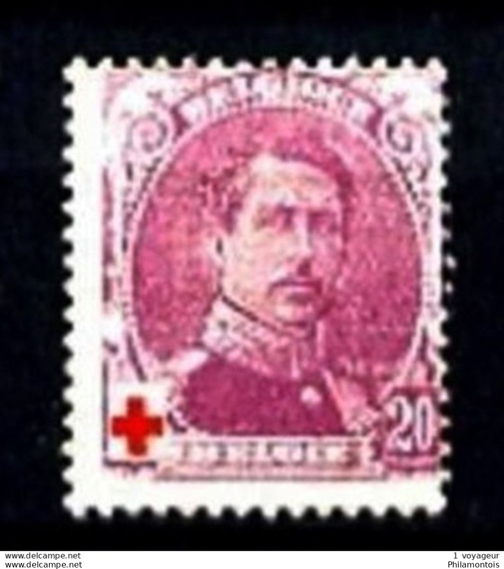 131 - 20c Violet Et Rouge Albert 1er - Neuf N* - Cote : 15 Euros - Très Beau - 1914-1915 Red Cross