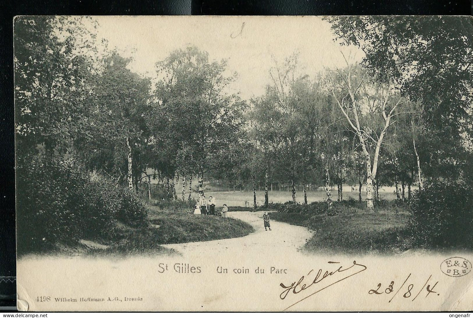 Un Coin Du Parc  - Obl. 23/08/1904 - St-Gillis - St-Gilles