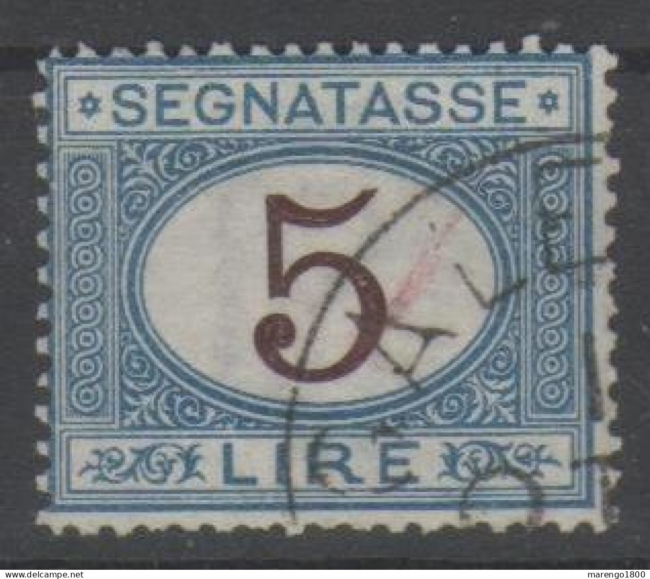 ITALIA 1874 - Segnatasse 5 L. - Taxe