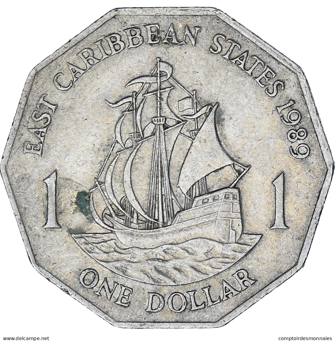 Etats Des Caraibes Orientales, Dollar, 1989 - Ostkaribischer Staaten