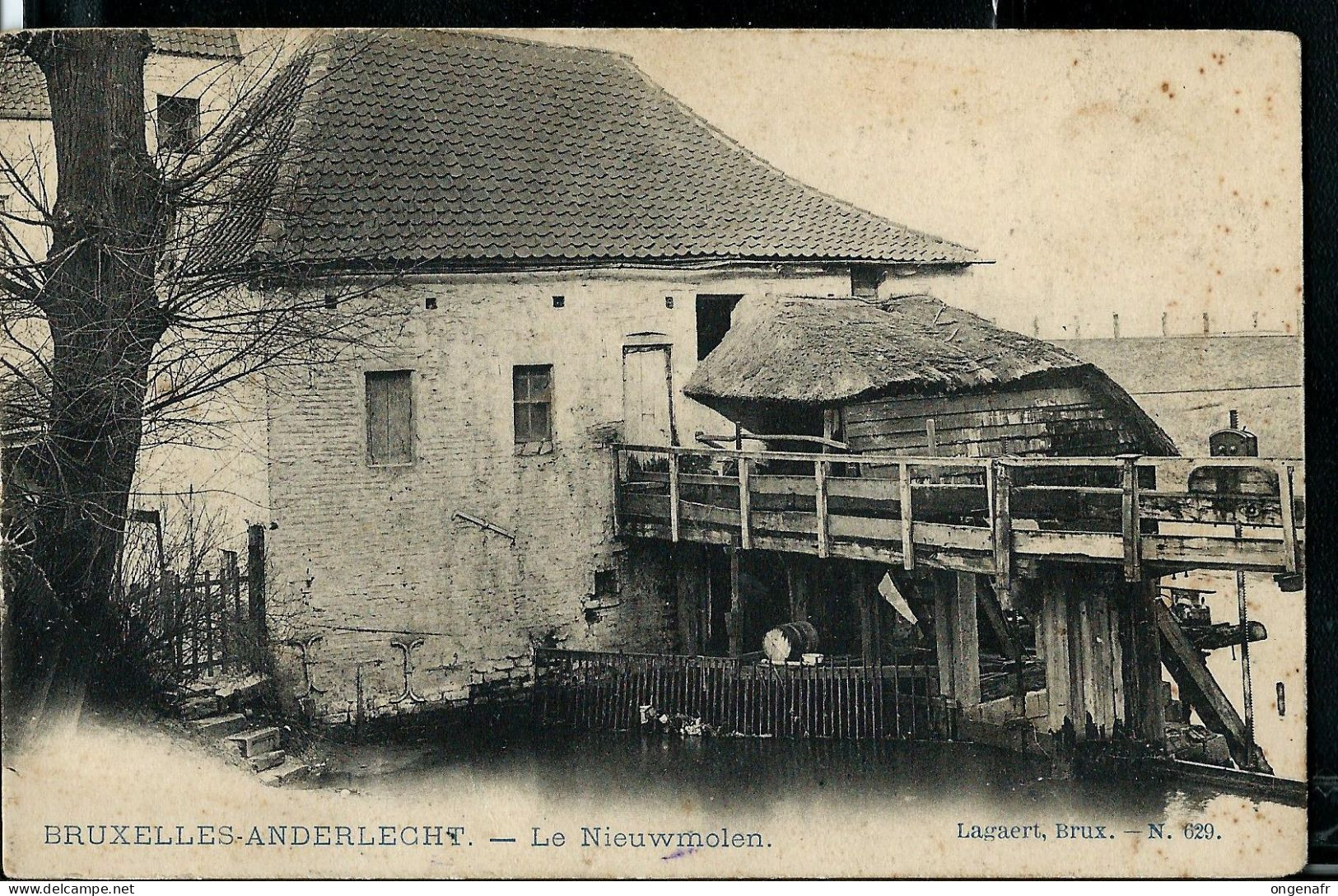 Le Nieuwmolen - Obl. 25/11/1907 - Anderlecht