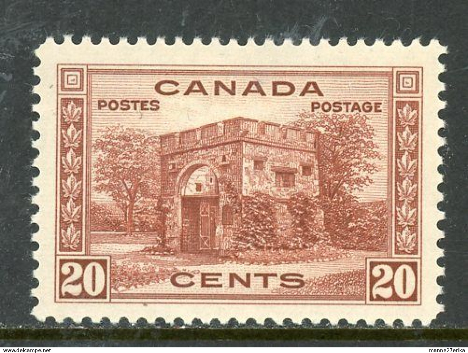 Canada1938  MH "Fort Garry Gate Winnipeg" - Neufs